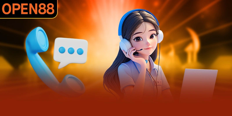 Liên hệ OPEN88 bằng livechat cực kỳ tiện lợi